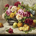 50311-Still life of roses and fruit by Georges Jeannin (1841-1925) at 1911.jpg