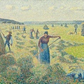 60005-La Récolte des Foins, Éragny by Camille Pissarro (1830–1903) at 1887.jpg