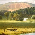 60007- West Rock, New Haven by Frederic Edwin Church (1826–1900) at 1849.jpg