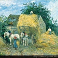 60031-The Hay Cart, Montfoucault by Camille Pissarro (1830–1903) at 1879.jpg