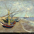 71059-Vissersboten op het strand van Les Saintes-Maries-de-la-Mer by Vincent van Gogh (1853–1890) at 1888.jpg