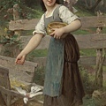 80013-Feeding the Doves by Émile Munier (1840–1895 at 1890.jpg