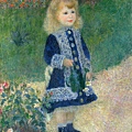 80029-A Girl with a Watering Can by Pierre-Auguste Renoir (1841–1919) at 1876.jpg