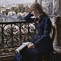 80031-At the Window by Hans Heyerdahl (1857–1913) at 1881.jpg