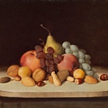 11007--Still Life with Fruit and Nuts by Robert S. Duncanson (1821–1872) at 1848.jpg