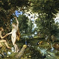 Peter Paul Rubens and Jan Bruegel the Elder, The garden of Eden with the fall of man, c.1615, oil on panel, Royal Picture Gallery Mauritshuis.jpg