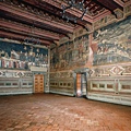 Ambrogio Lorenzetti, Interior of the Sala dei Nove, fresco, Palazzo Pubblico, Siena.jpg