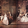 Jean Antoine Watteau, L'Enseigne de Gersaint, 1720, Charlottenburg Palace, Berlin.jpg