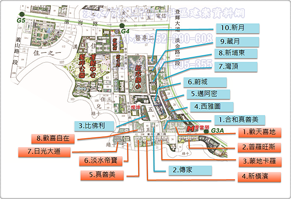 淡水 淡海新市鎮主要社區建案位置 不可不知道 第一篇 有巢氏房屋淡水新市蔚城店 淡水區淡海新市鎮資料網 有巢氏房屋 淡水新市蔚城加盟店 痞客邦