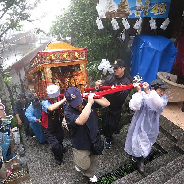 九份天上聖母繞境迎媽祖農曆四月一日。西川滿，張文環與媽祖，七