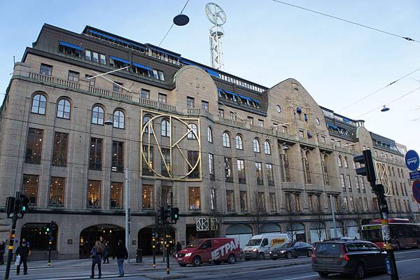 NK百貨公司，是Stockholm有名的高級百貨公司