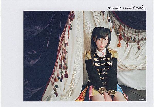 AKB48 リクエストアワーセットリストベスト100 2012 DVD ショップ外付け特典ポストカード　渡辺麻友　1000X693_2012RequestDVD-pcb