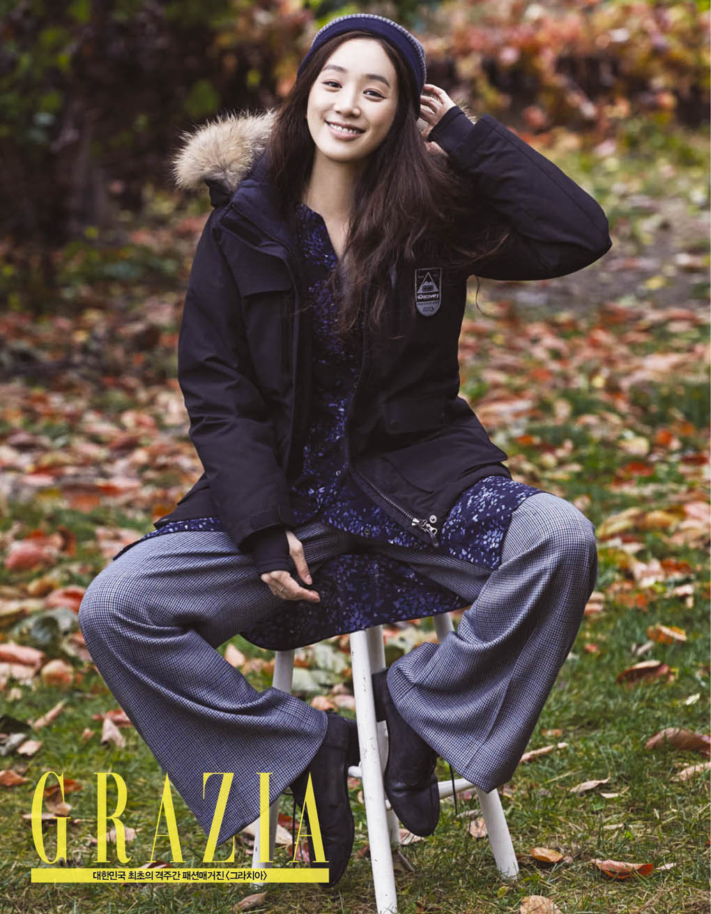 鄭麗媛時尚大片示範初冬搭配典範(GRAZIA)_201511_01