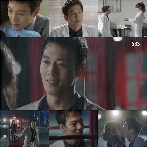 《Doctors》收視率再創新高 金來沅朴信惠雨夜接吻