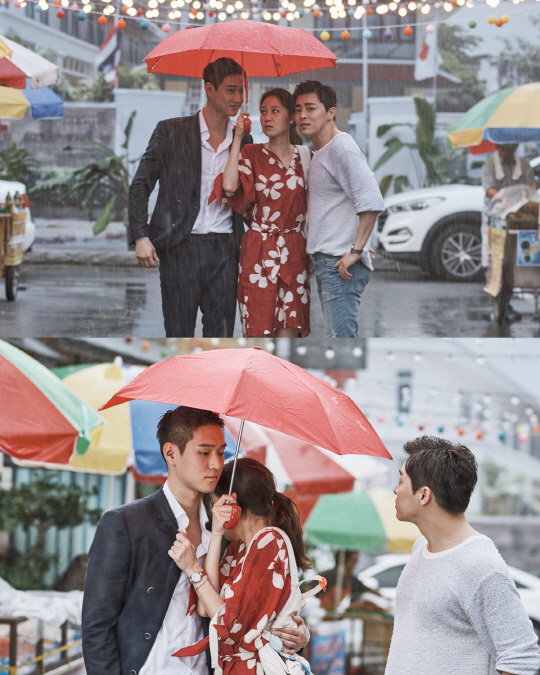 《嫉妒的化身》三人共用雨傘 上演微妙心理戰