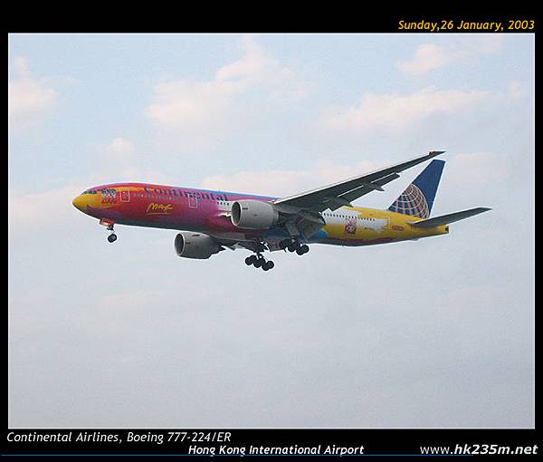 美國大陸航空 B