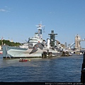 倫敦泰唔士河退休軍艦HMS Belfast