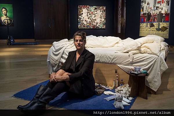 Tracey Emin and her Unmade Bed