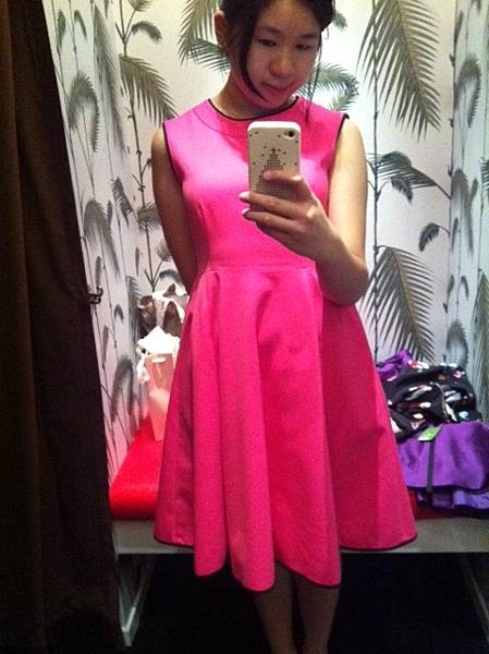 fitting kate spade pink dress