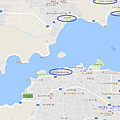 河口湖地圖(Google Map)-1