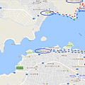 河口湖地圖(Google Map)-1
