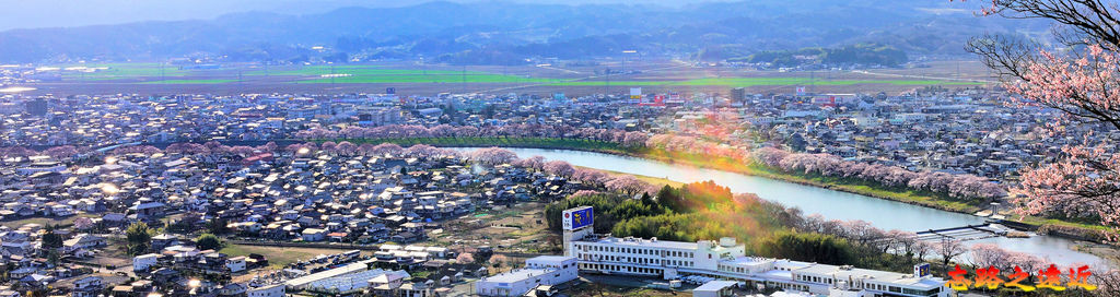 41船岡城址公園山頂望白石川及船岡市區-背向-2