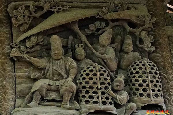 22川越冰川神社本殿右後方雕刻-放生會-2.jpg