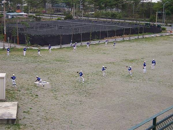 由3F的第一棒球場角度拍攝日本隊練習