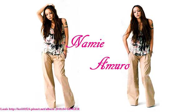 1280x768 Namie Amuro 2010.04 GINGER