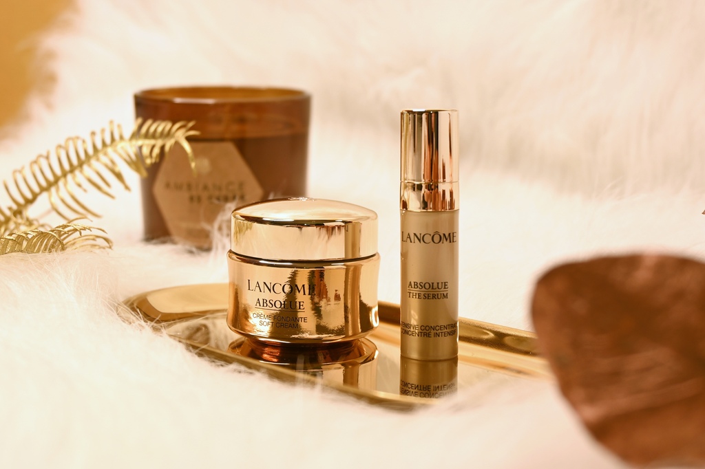 蘭蔻絕對完美系列,黃金玫瑰推薦頂級保養推薦,絕對完美黃金玫瑰修護乳霜,頂級小金管