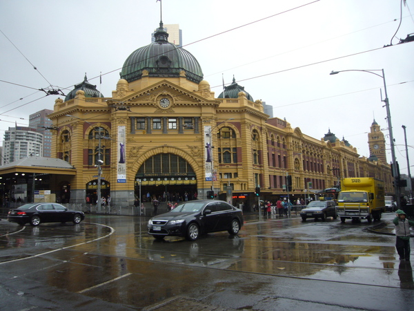 Flinder St.車站全貌