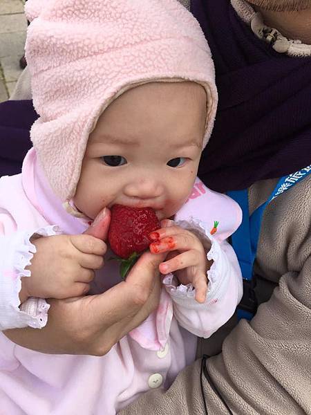 妹妹吃草莓