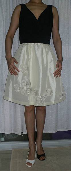 Jersey & Taffeta Dress