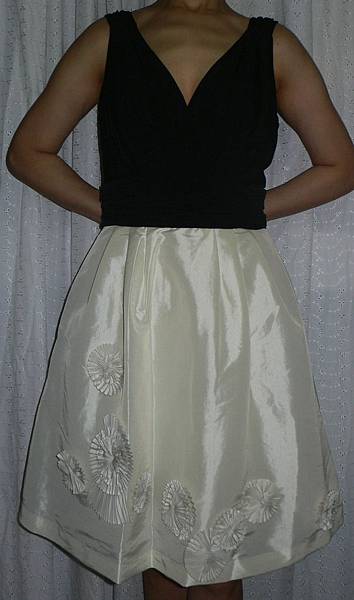 Jersey & Taffeta Dress