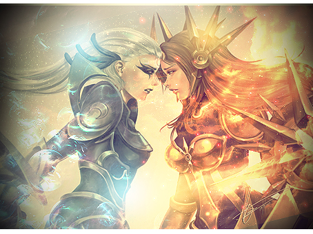 lol___leona_vs_diana_signature_by_darkred21-d5myqf7