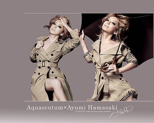 Aquascutum×Ayumi Hamasaki 自製桌布 [ 1280×1024 ] 20110217