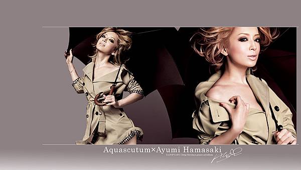 Aquascutum×Ayumi Hamasaki 自製桌布 [ 1920×1080 ] 20110217