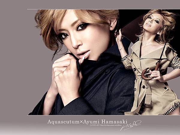 Aquascutum×Ayumi Hamasaki 自製桌布 [ 1024×768 ] 20110217