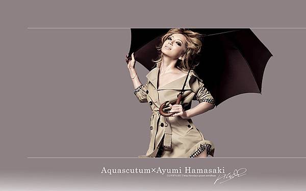 Aquascutum×Ayumi Hamasaki 自製桌布 [ 1440×900 ] 20110217