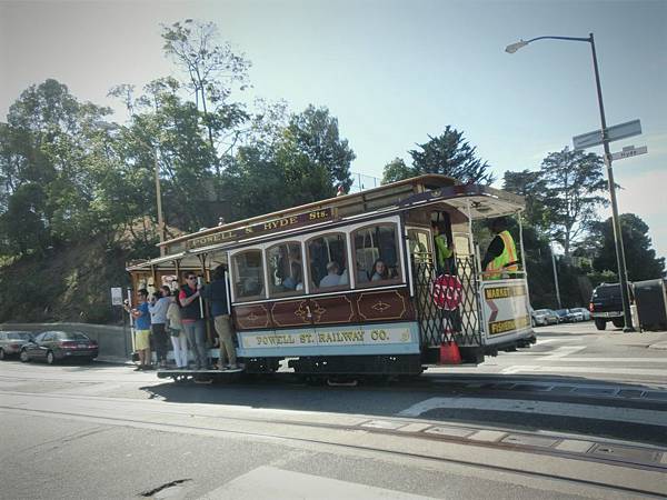 舊金山交通搭乘Cable cars纜車(叮噹車)