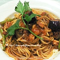 Spaghetti Arrabbiata with Chicken 