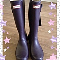 My new rain boots~好喜歡這紫色！