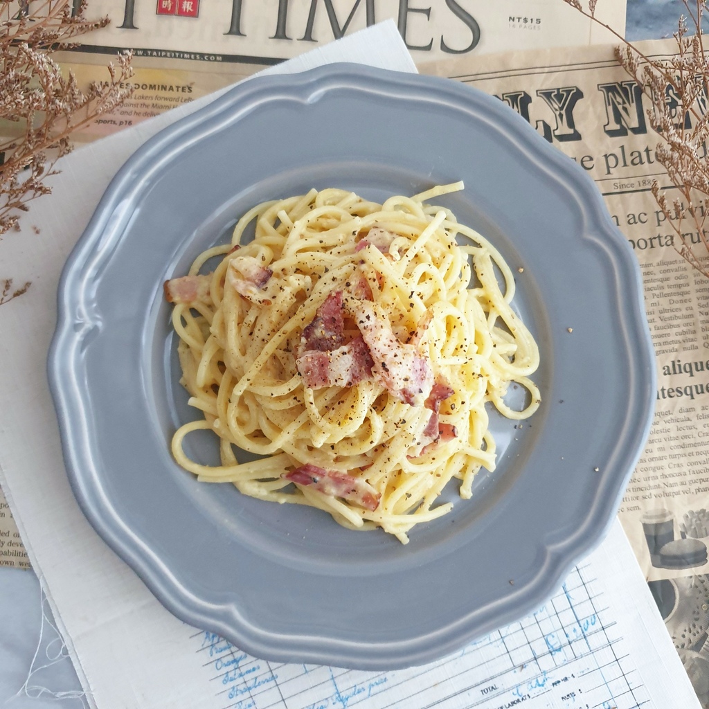[料理]優格版培根蛋奶義大利麵（補配方）