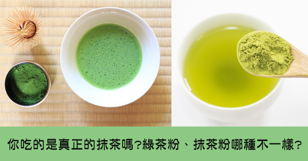 你吃的是真正的抹茶嗎?㊕綠茶粉與抹茶粉有什麼不一樣?