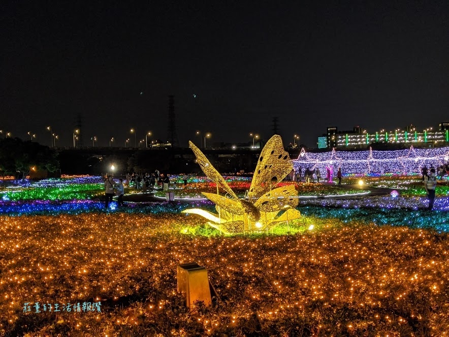  GOOGLE Pixel 4 實拍 夜晚的板橋蝴蝶公園2020