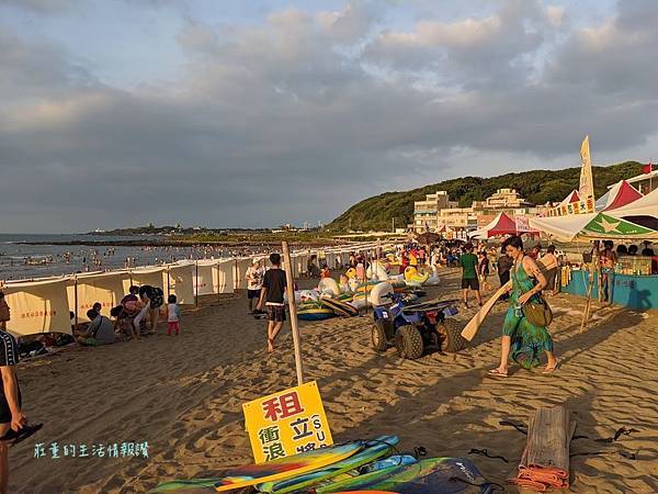 北海岸天然海泳好去處【白沙灣海水浴場】新北石門景點推薦