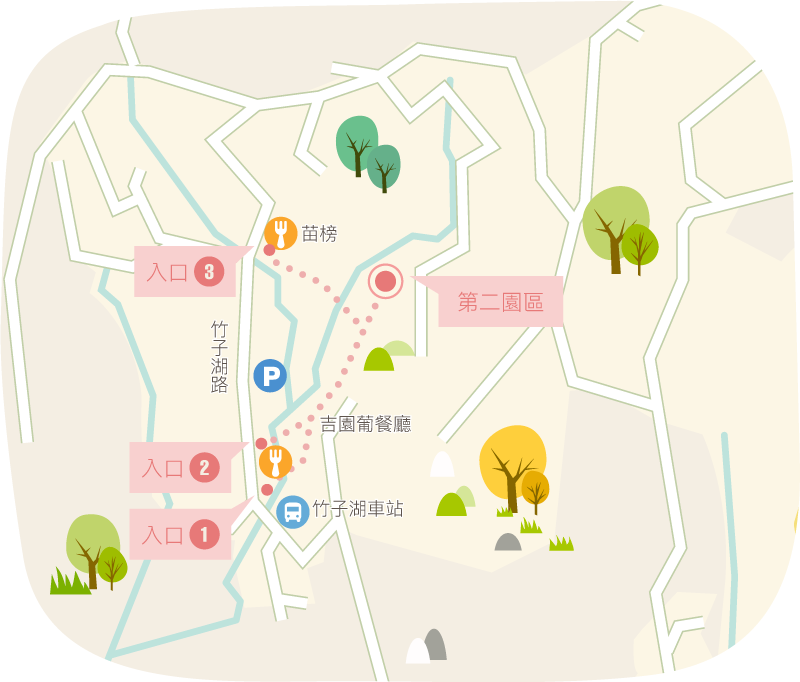 高家繡球花 水尾第二園區 地圖