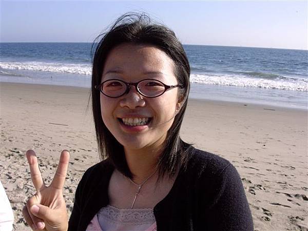 Diana at the beach