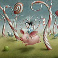 飛天豬Nicoletta Ceccoli