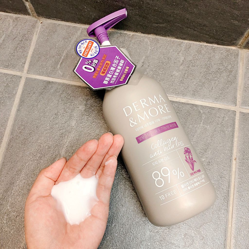 IMG_2573.jpg 養髮關鍵!韓國可瑞絲【Derma&More】膠原髮根強化洗髮精+膠原髮根賦活精華
